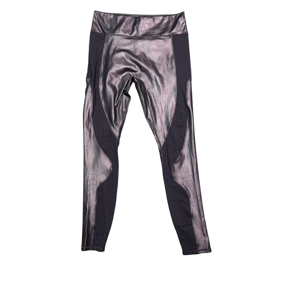 Fabletics Motion 365 Contour Highwaist Black Shine Khloe Edit Leggings NWT sz LG